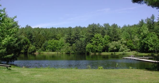 Pond at Camp Glen Brook