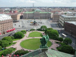View from the dome of St. Isaac's Cathedral