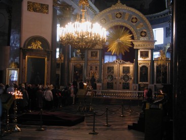 Inside Kazan Cathedral