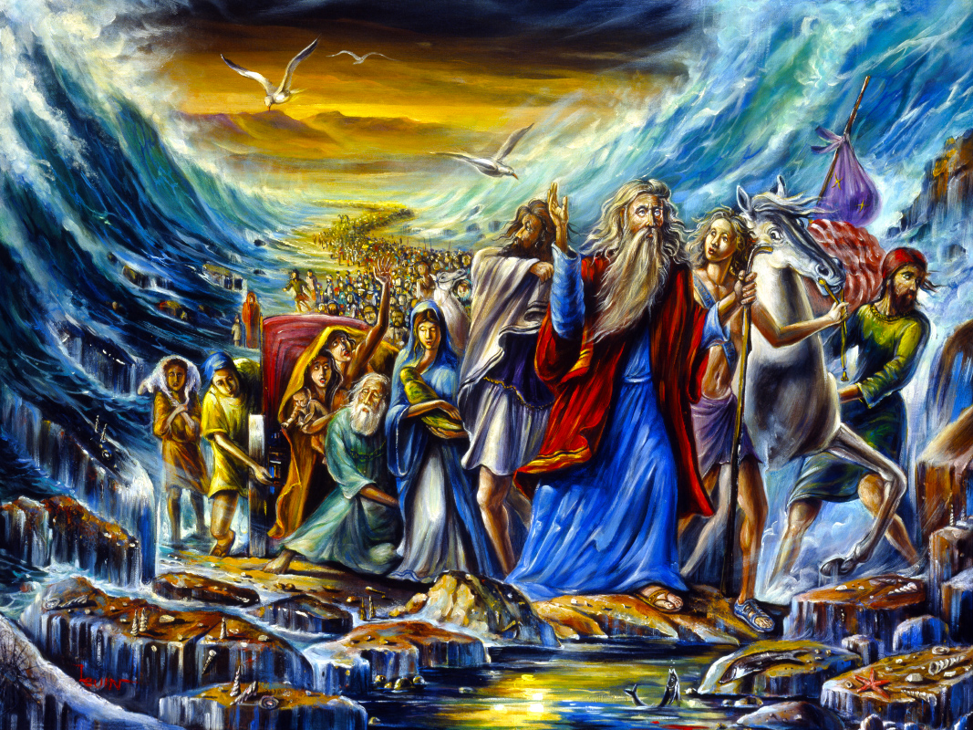 Moses leads the Exodus from the Egypt (Alex Levin)
