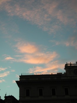 sky near Piazza Colonna
